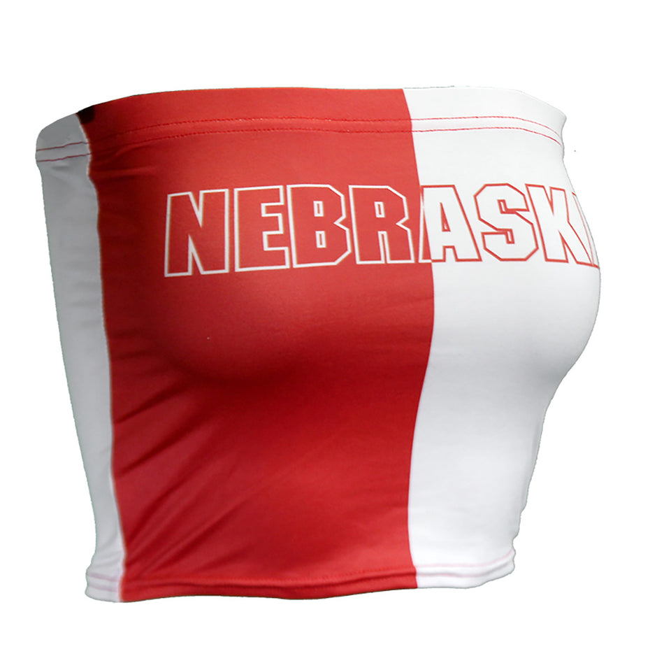Ladies Nebraska Colorblocked Tube Top