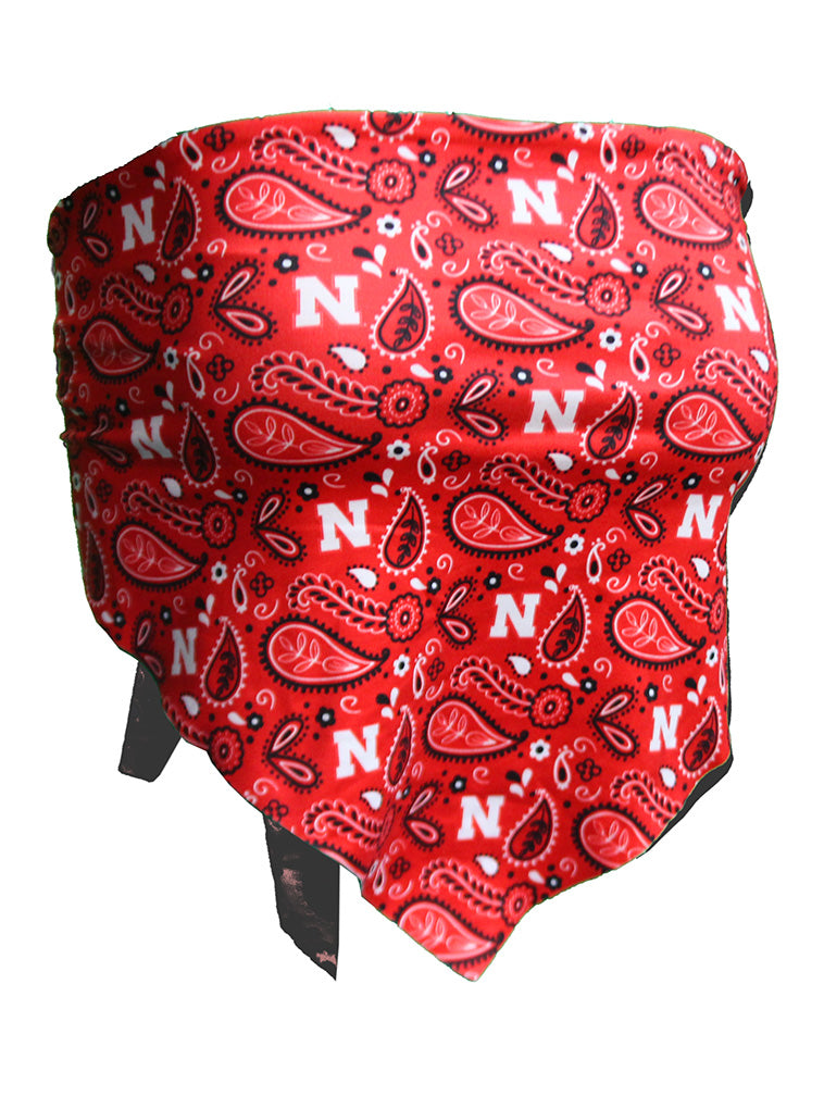 Womens Nebraska Paisley Tieback Top