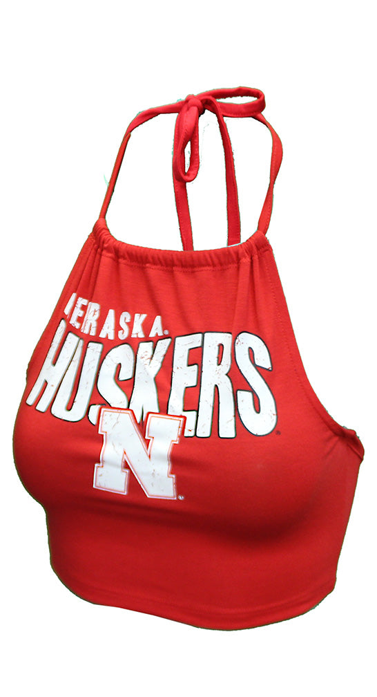 Womens Nebraska Halter Top