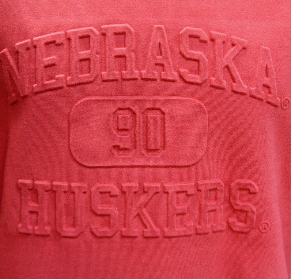 Nebraska Huskers Embossed Gameday Crewneck