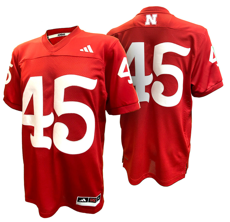Adidas 2024 Nebraska no 45 Solich Premier Jersey