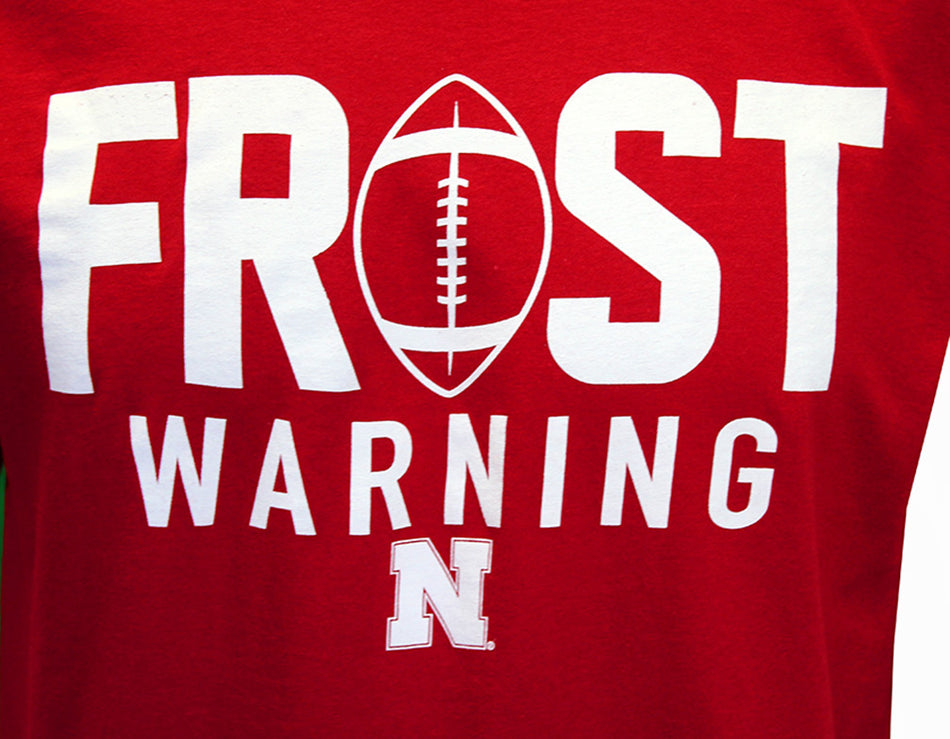 Frost Warning Nebraska Football Tee