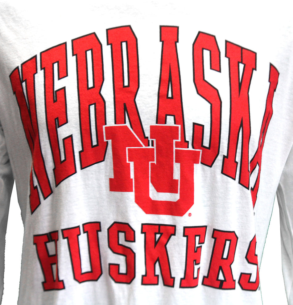 Nebraska Huskers NU LS Retro Tee