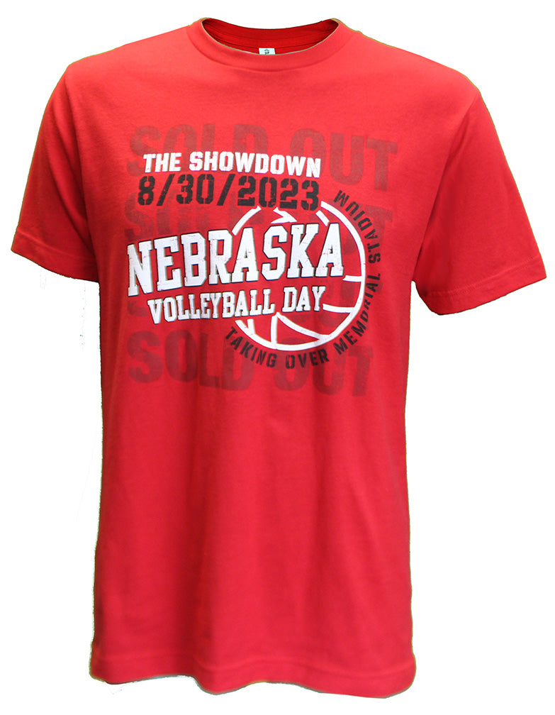 Nebraska Volleyball Day Showdown Soldout Tee