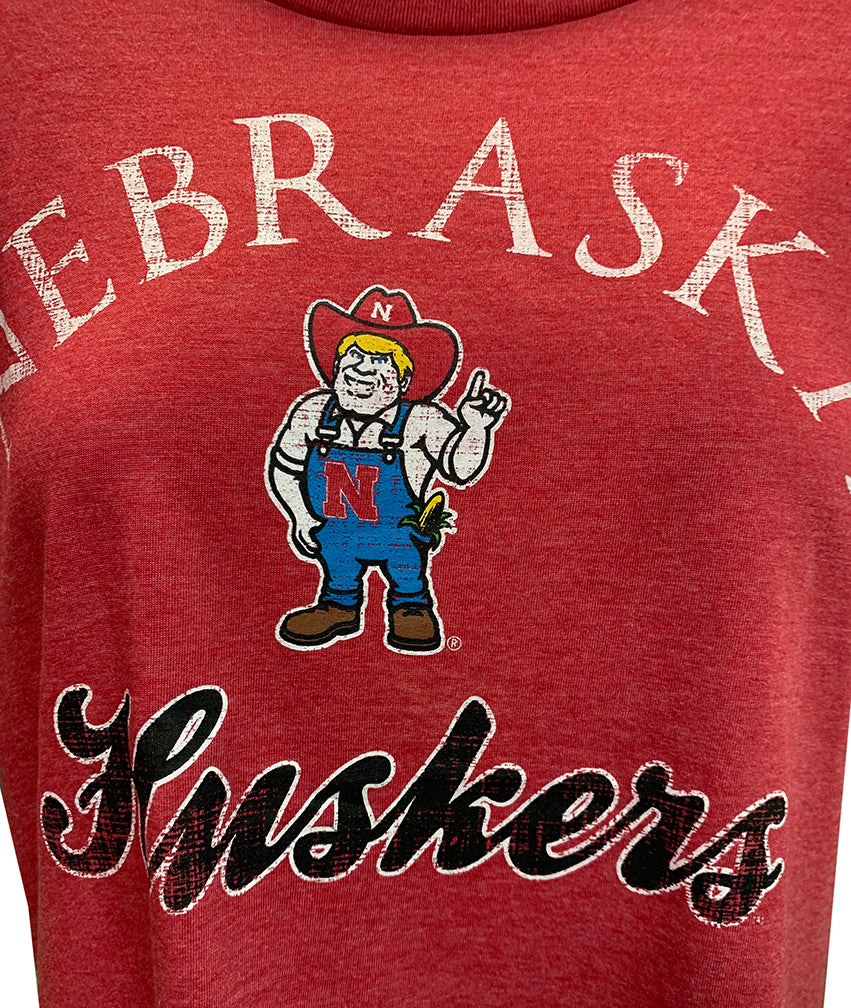Womens Nebraska Herbie Husker Lovermore Scoop Neck