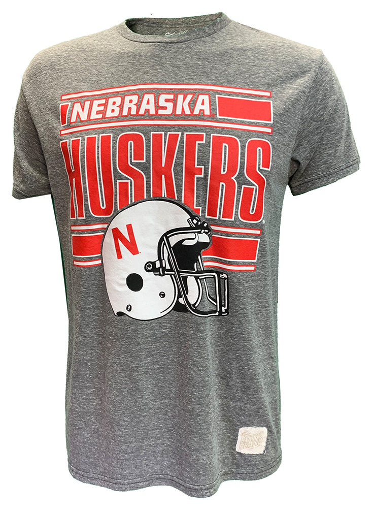 Nebraska Huskers Retro Helmet Triblend