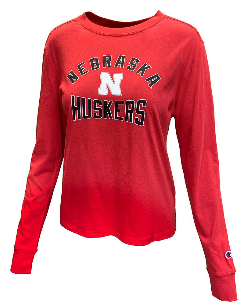Womens Nebraska Huskers LS Core Tee