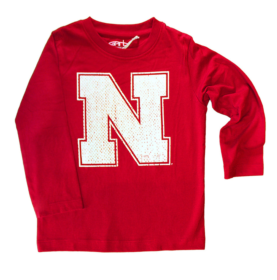 Toddler Husker N LS Tee