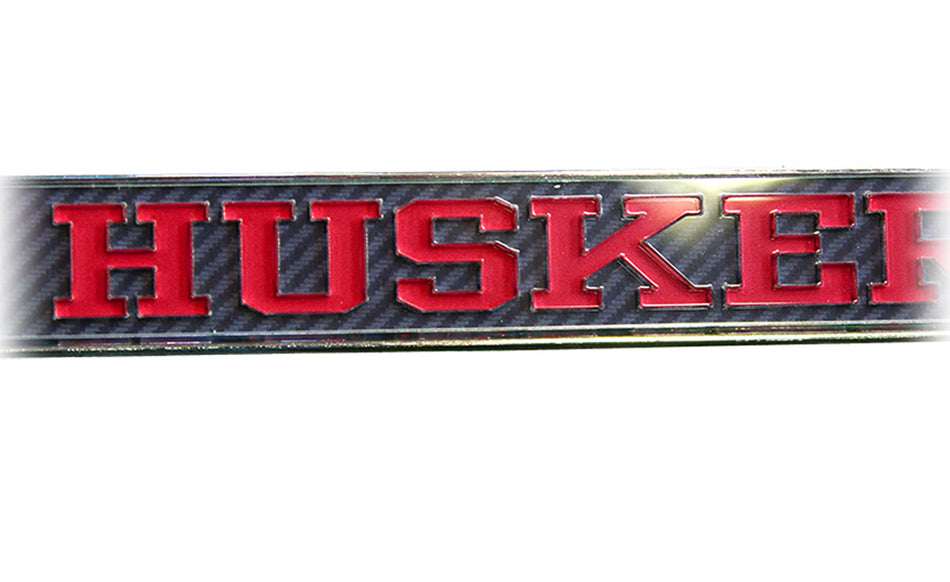 Nebraska Huskers Carbon Fiber License Frame