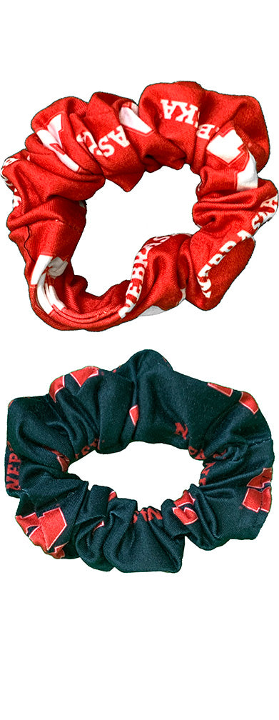 Nebraska Huskers Dual Hair Twist Ties