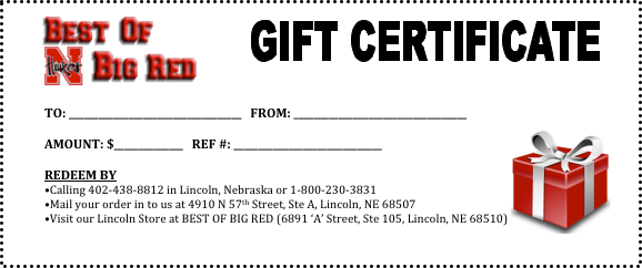 $10 Gift Certificate