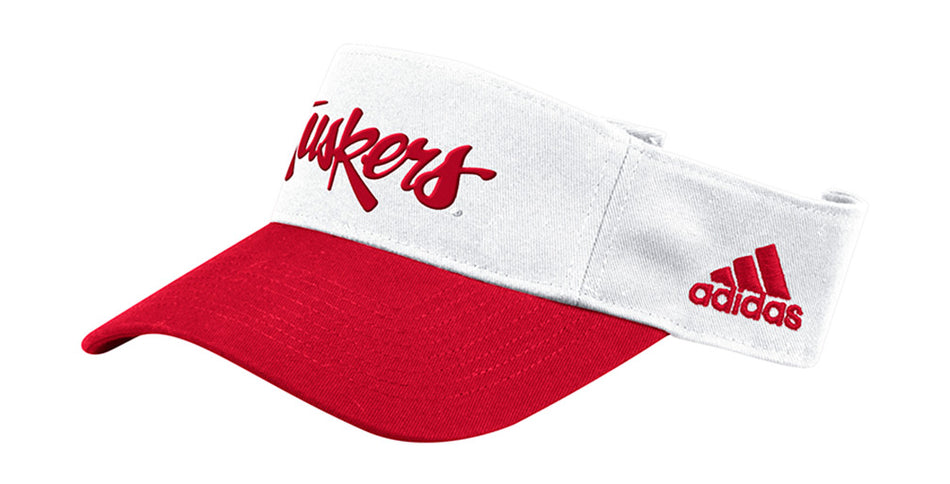 Adidas Nebraska Crowned Visor