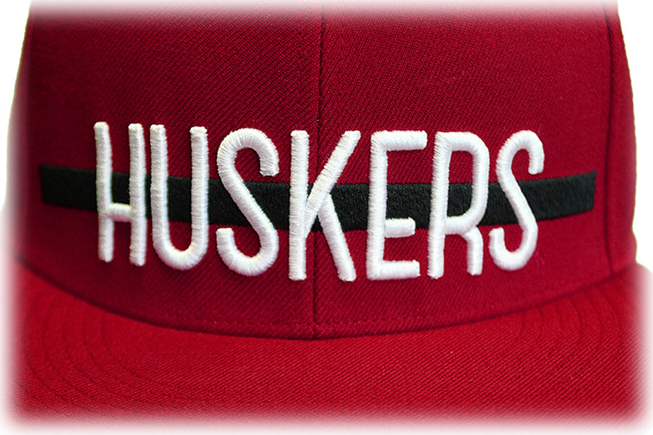 Adidas Huskers Flat Bill Flex Cap