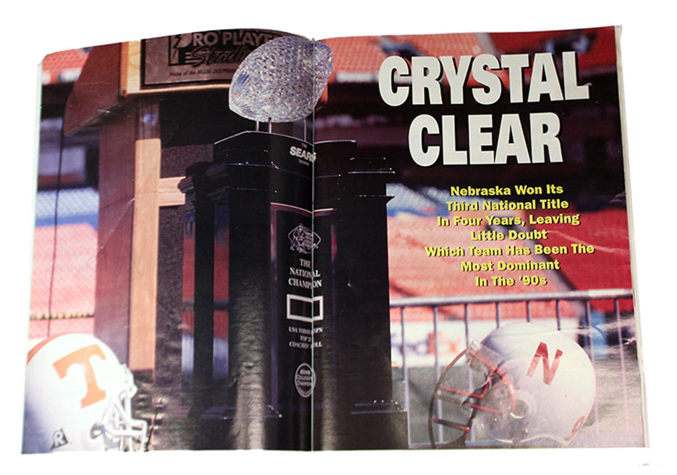 Osborne Autographed 1997 Champs Huskers Illustrated