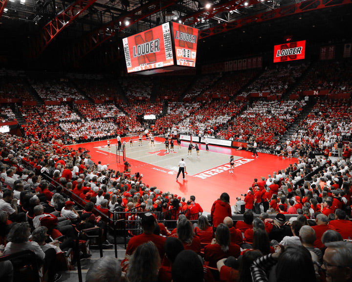 Husker Volleyball Devaney Dominance Print - Large