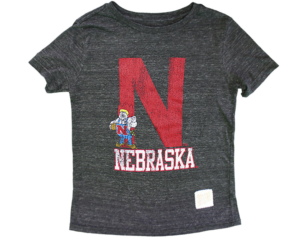 Youth Huskers Skinny N Retro Tee