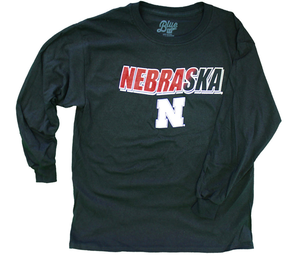 Youth Nebraska Bullseye LS Tee