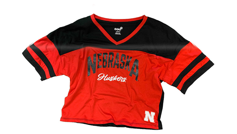 Youth Girls Nebraska Huskers Play Maker Jersey Tee